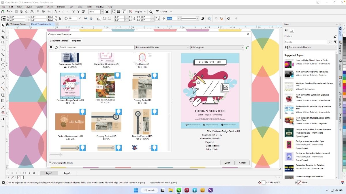 CorelDRAW Graphics Suite gets new Variable Outline tool, 200 templates,  one-time purchase option - 9to5Mac